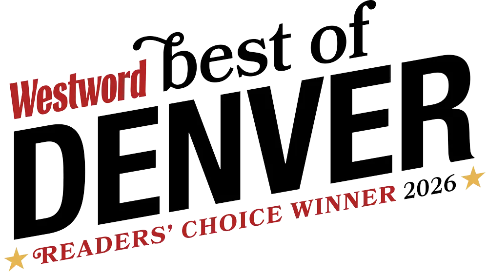 Westword Best of Denver Readers' Choice Winner 2026 badge